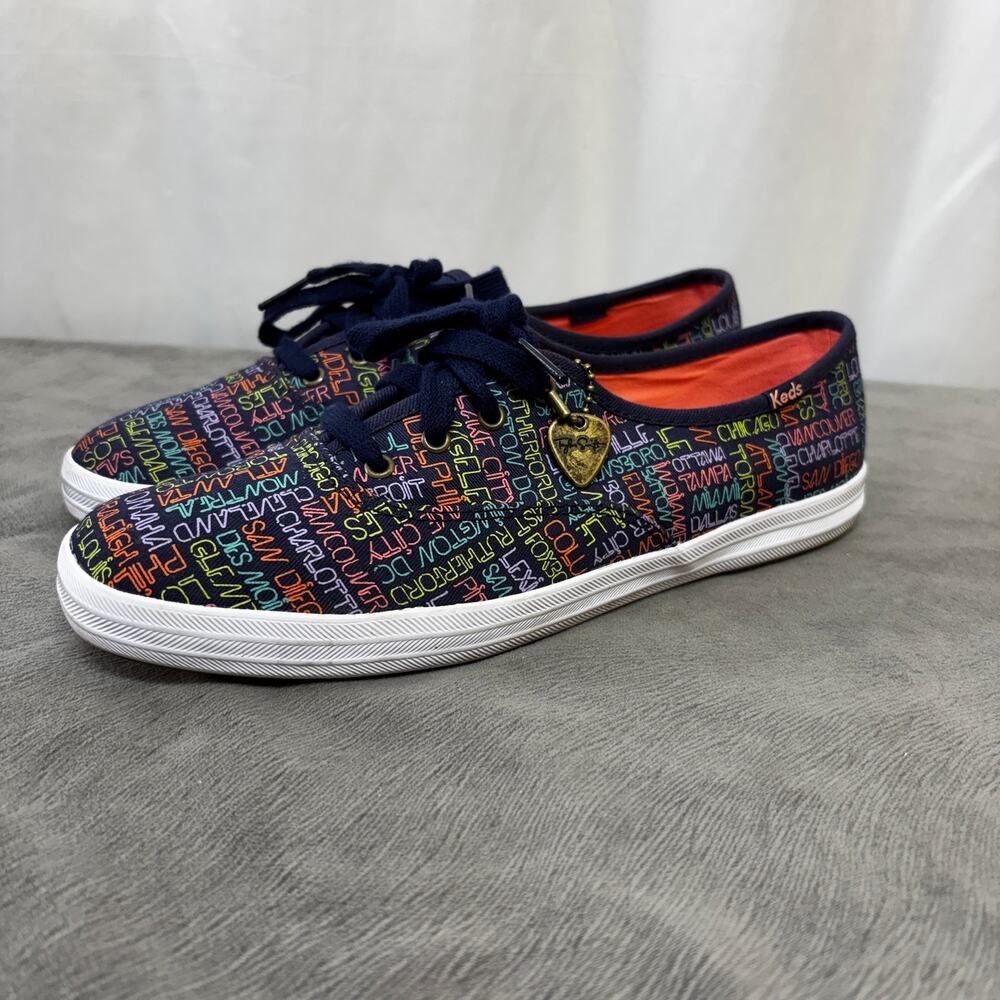 Taylor Swift TS 1989 World Tour Collection Keds Womens US 8 Tour Shoe City Names